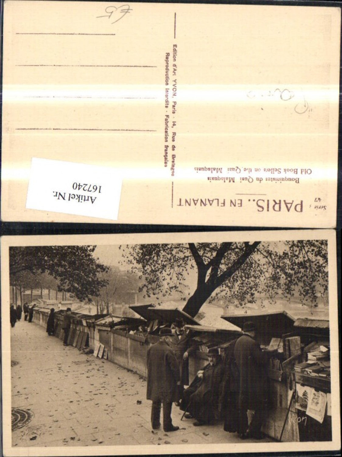 167240,Paris Bouquinistes du Quai Malaquais Bücherverkauf