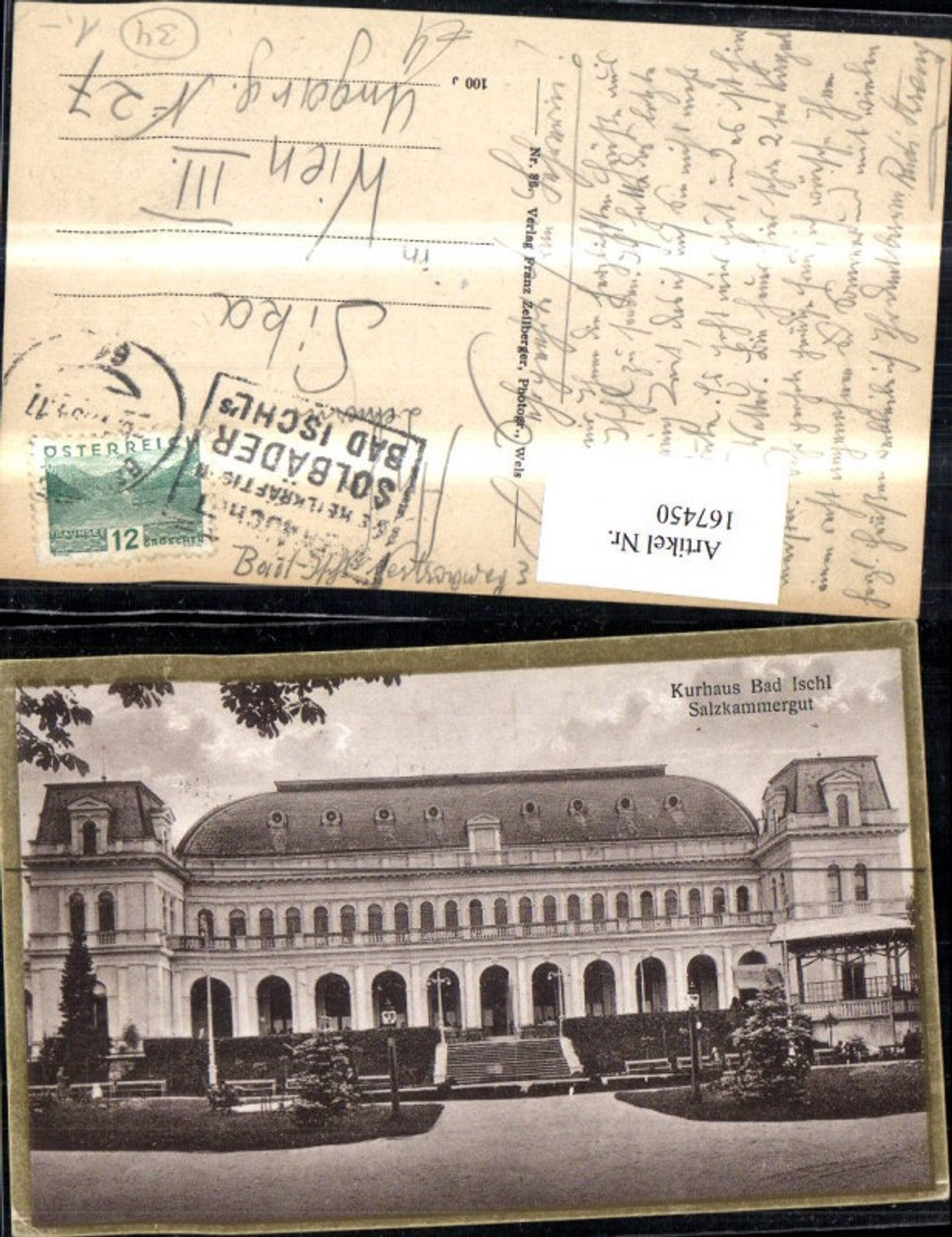 167450,Salzkammergut Bad Ischl Kurhaus