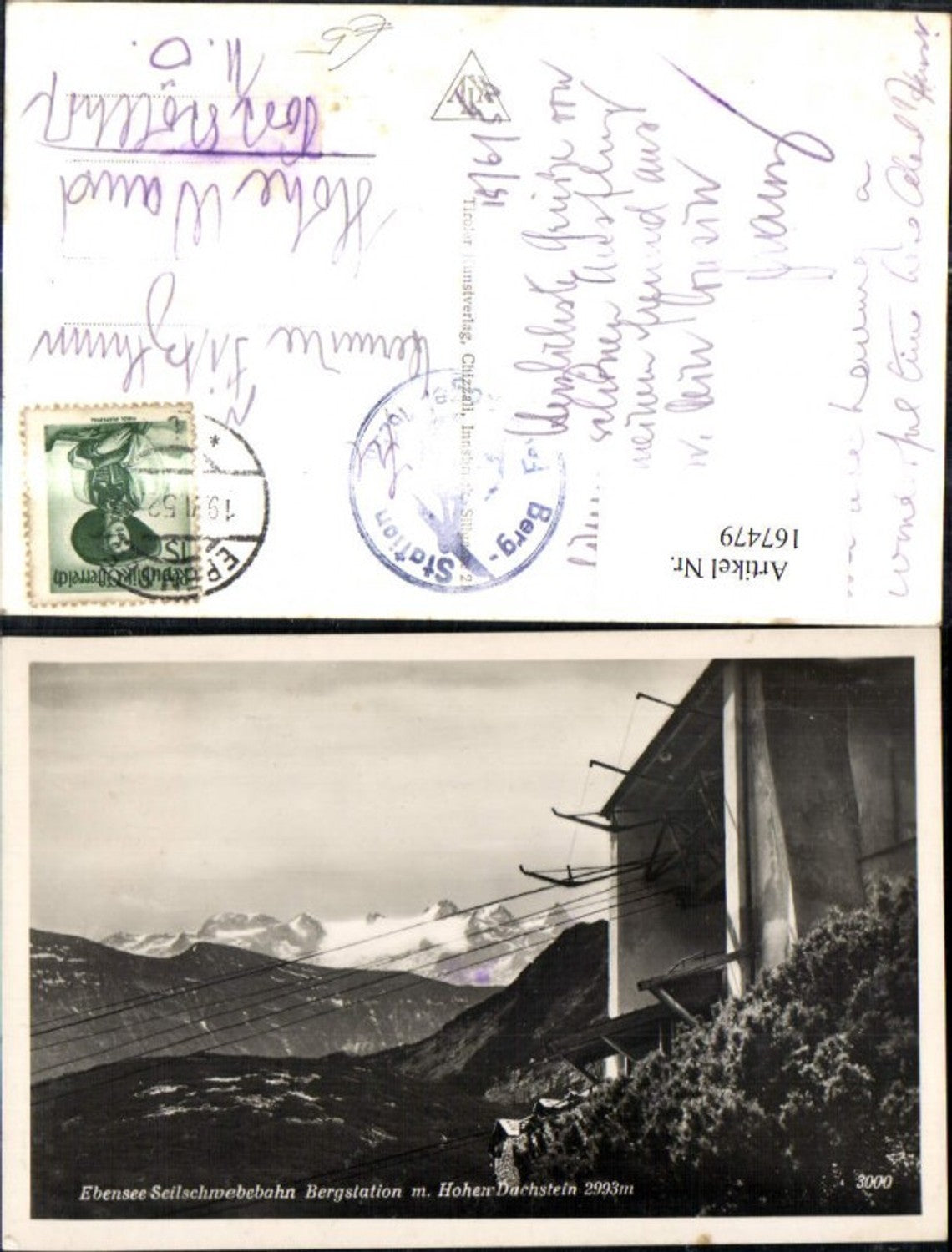 167479,Ebensee Seilschwebebahn Bergstation Hoher Dachstein