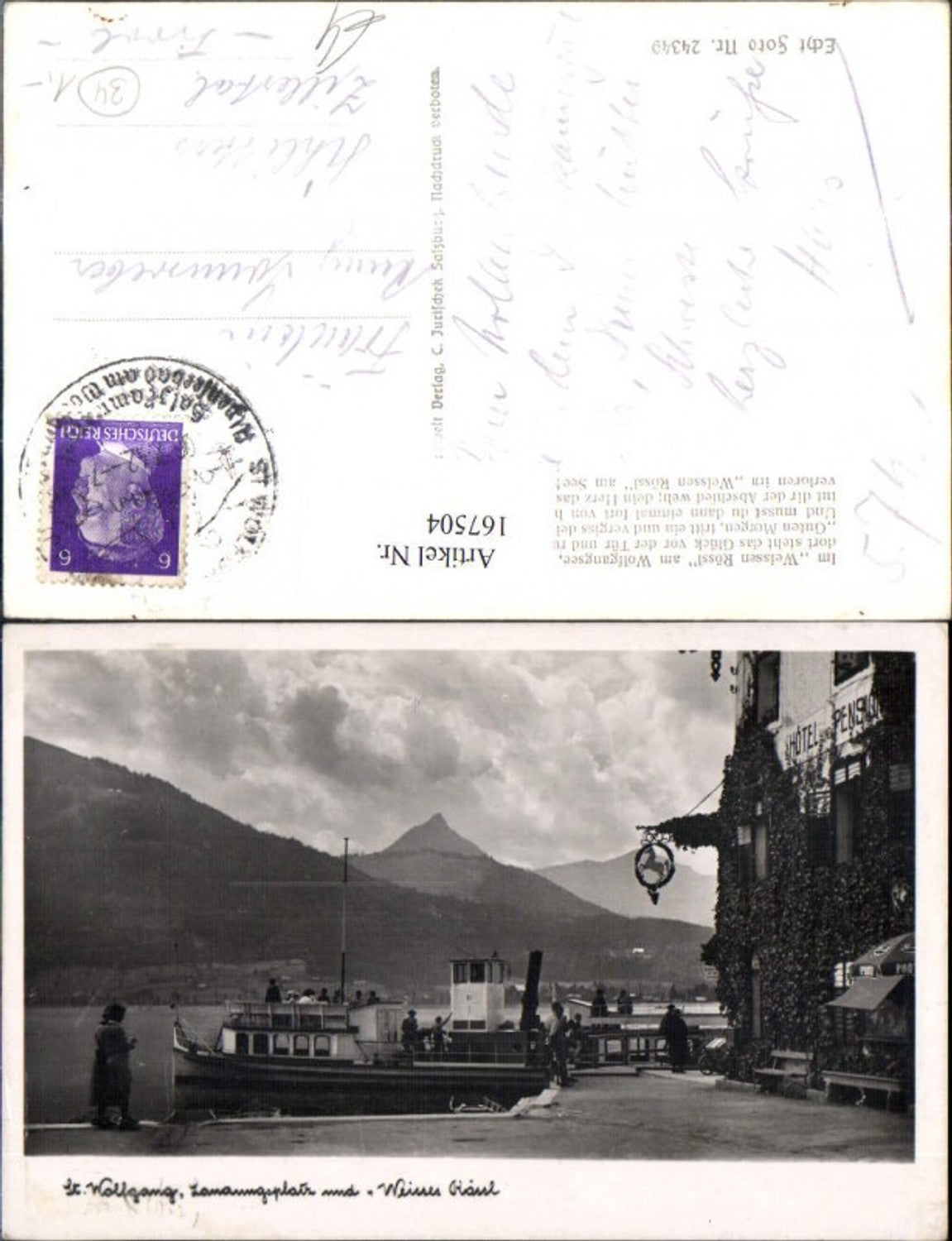 167504,St. Wolfgang Hotel Pension Weisses Rössl Dampfer