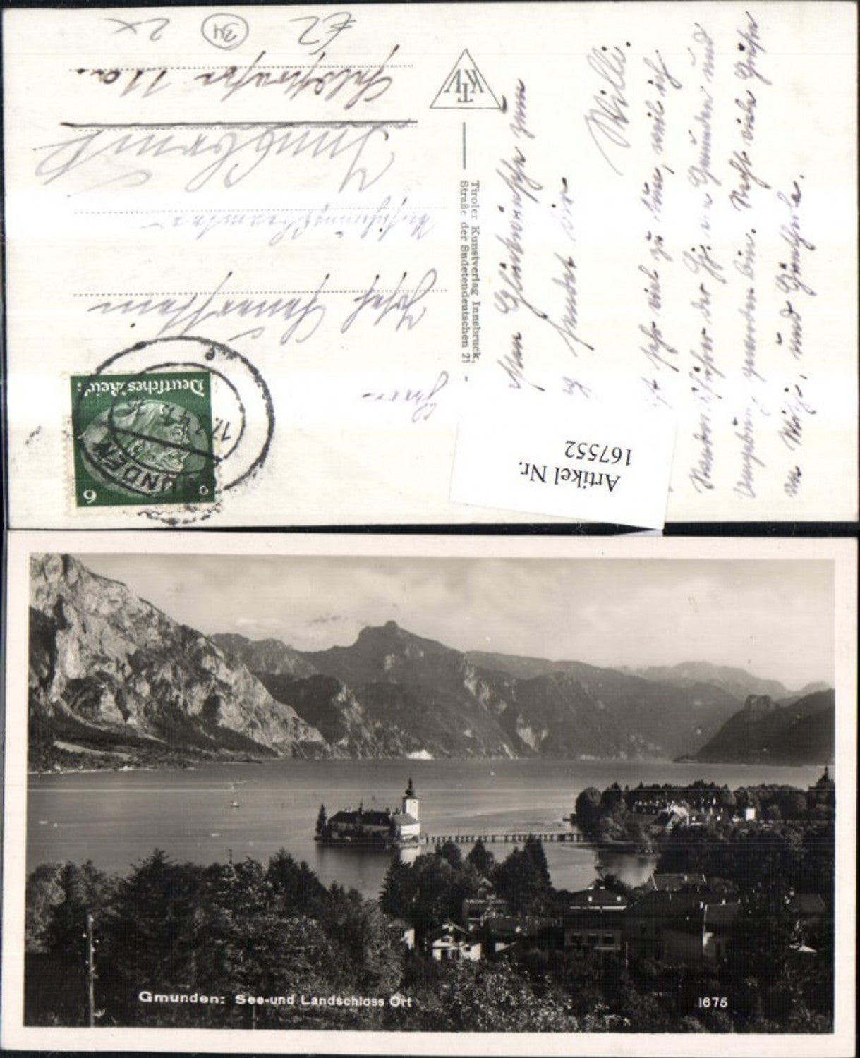 167552,Gmunden See u. Landschloss Orth