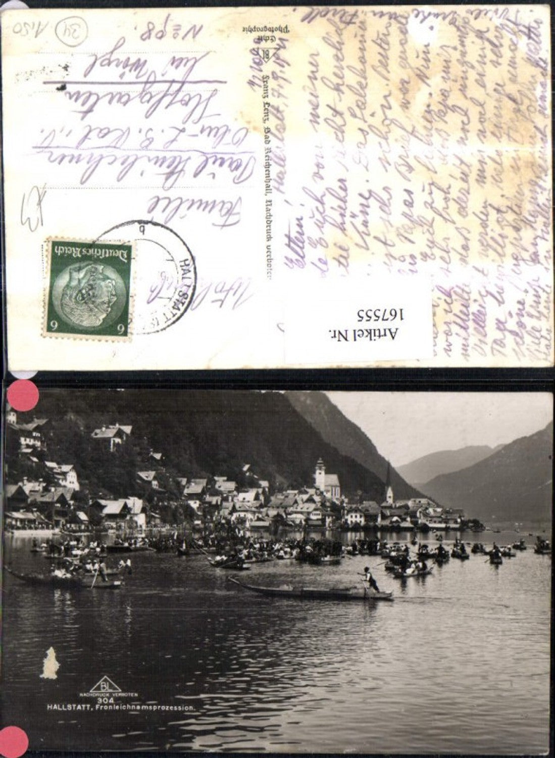 167555,Hallstatt Fronleichnamsprozession Totale