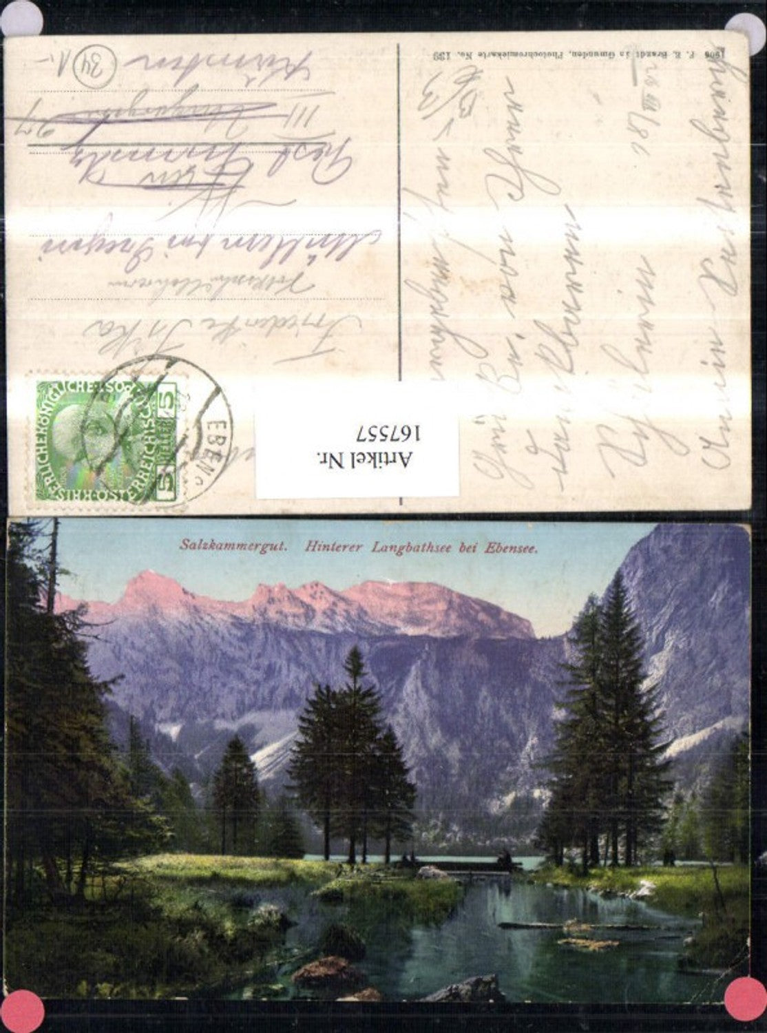 167557,Salzkammergut Ebensee Hinterer Langbathsee pub Brandt 139