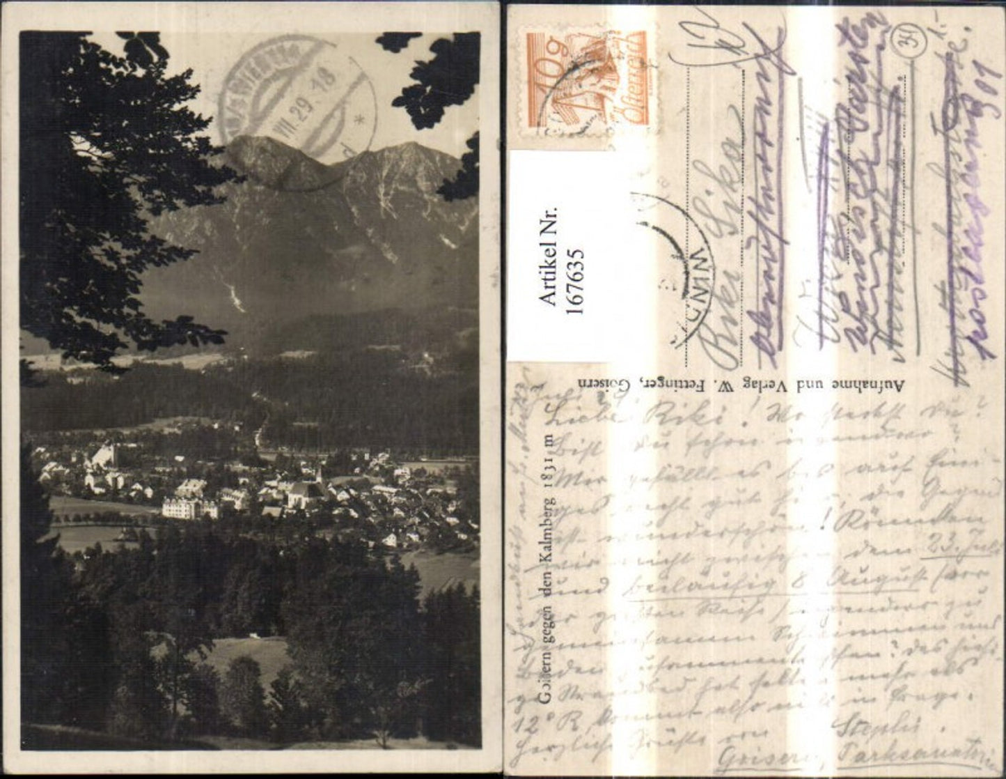 167635,Goisern gegen den Kalmberg