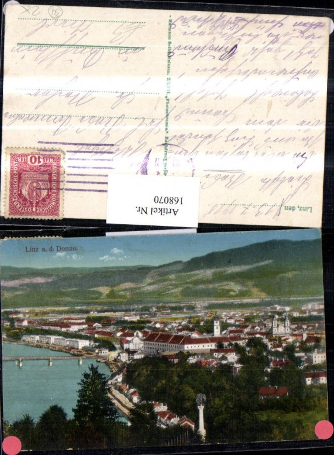 168070,Linz Donau Ortsansicht