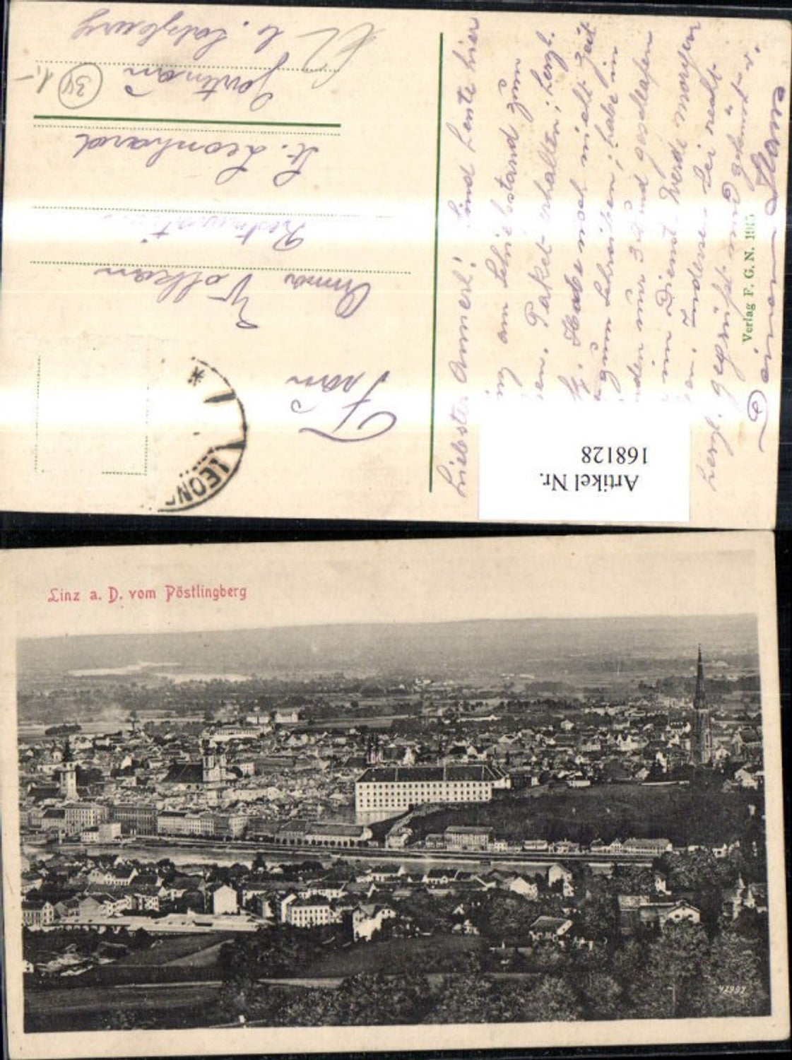 168128,Linz v. Pöstlingberg Totale