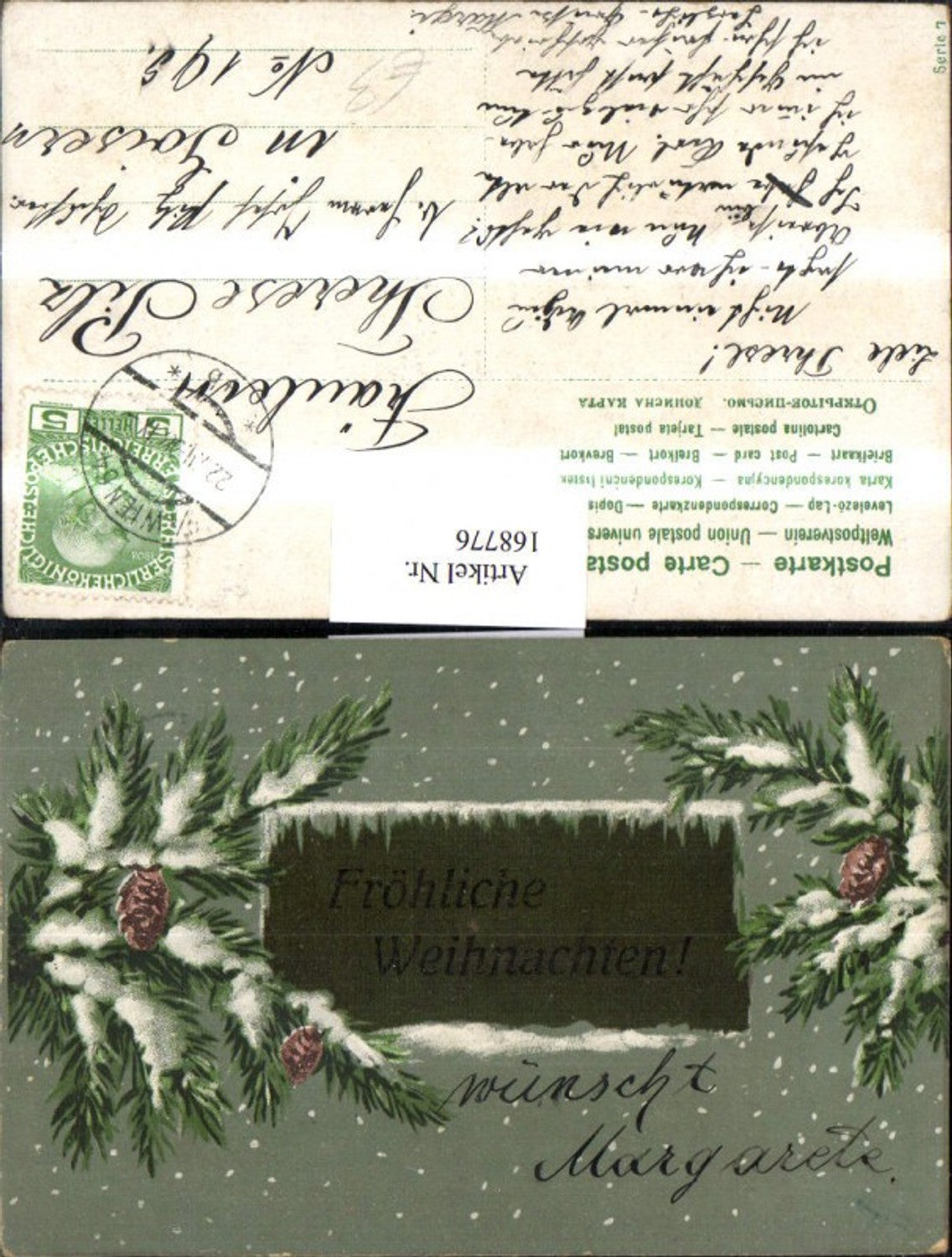 168776,Weihnachten Tannenzweige Tannenzapfen Schnee
