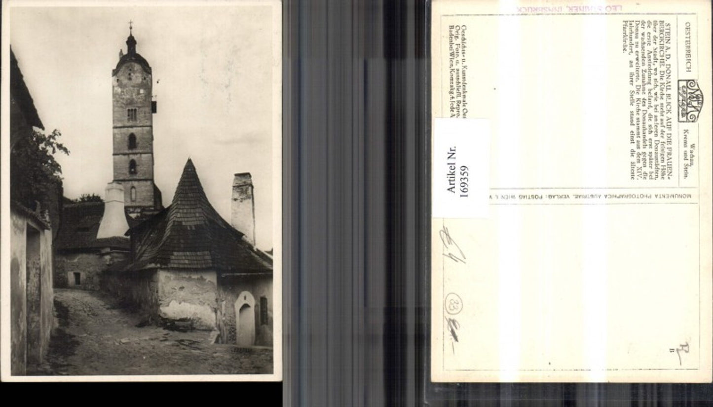 169359,Wachau Krems Stein a. d. Donau Blick auf die Frauenbergkirche