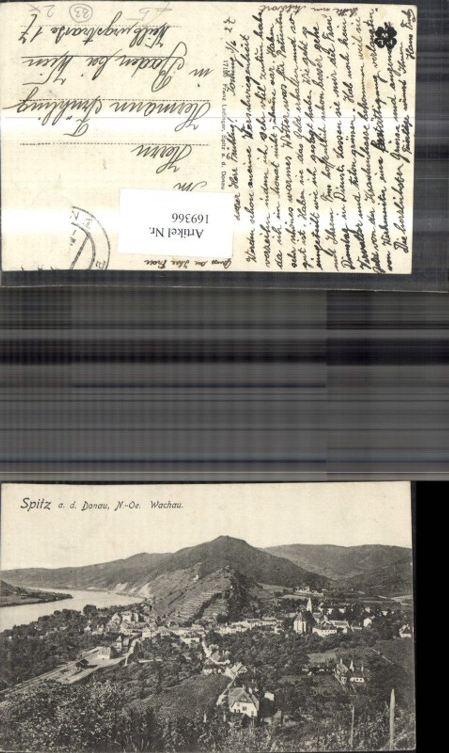 169366,Spitz a. d. Donau Wachau Totale 1927