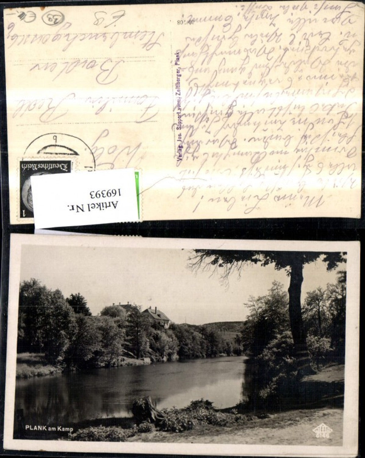 169393,Plank a. Kamp Ansicht Fluss