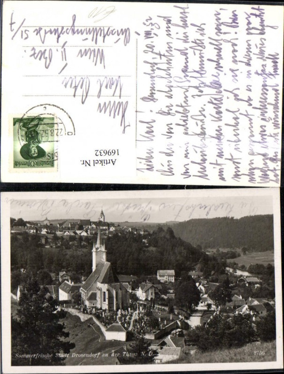 169632,Drosendorf a. d. Thaya 1952