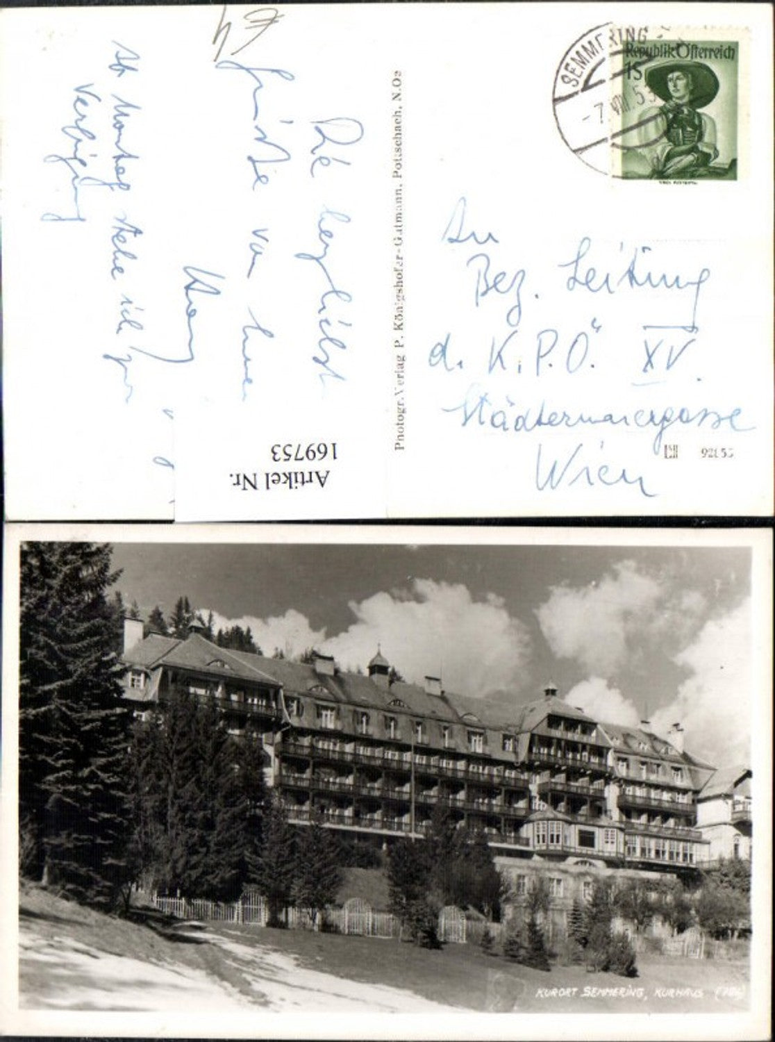 169753,Semmering Kurort Kurhaus