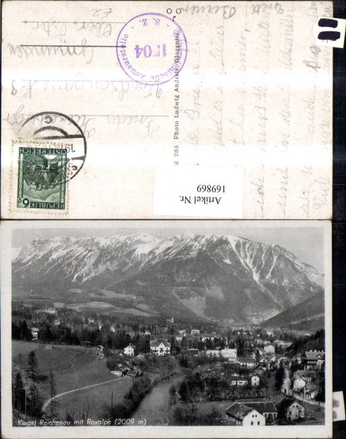 169869,Kurort Reichenau m. Raxalpe Totale