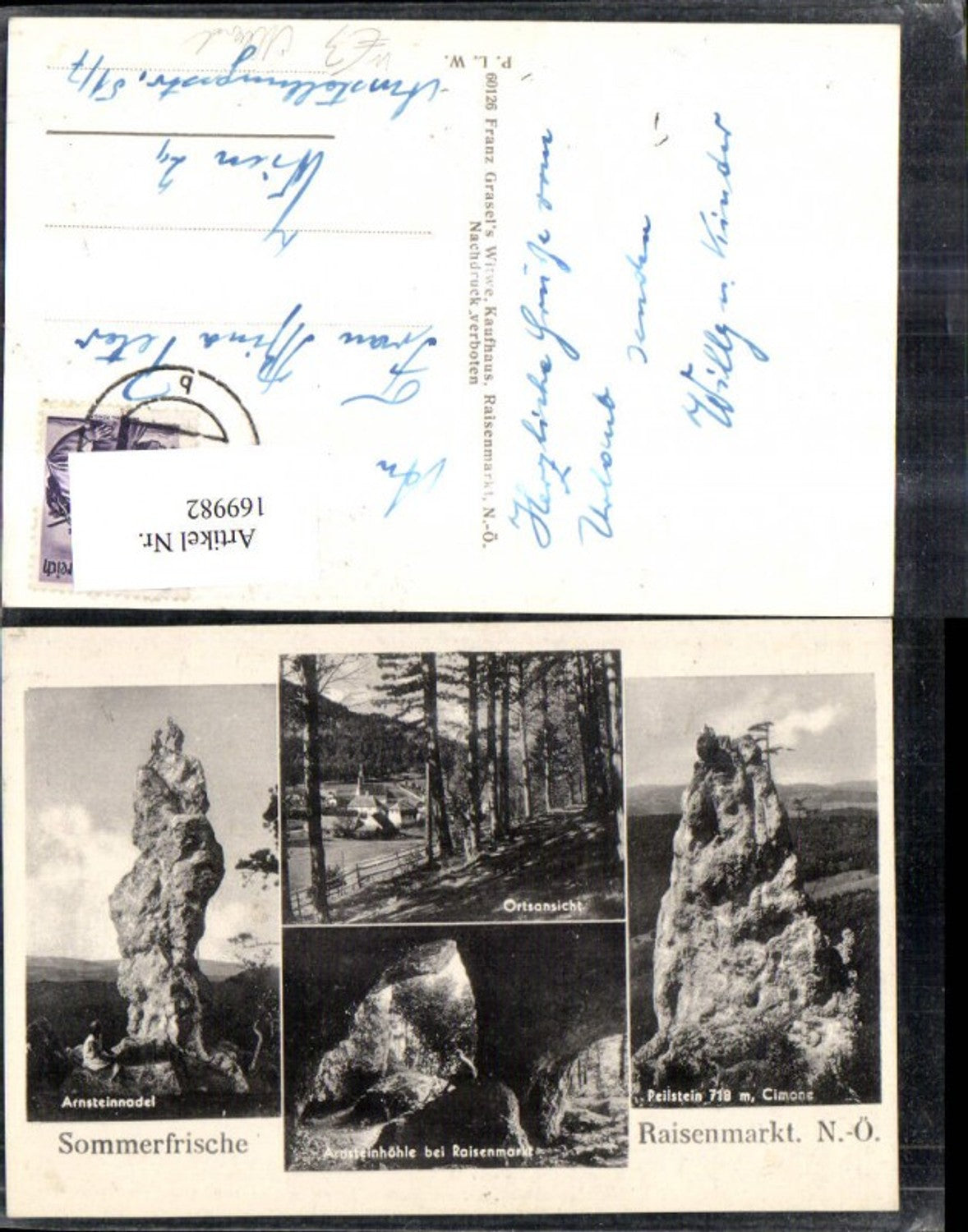 169982,Maria Raisenmarkt Alland Mehrbild Ak Peilstein Ortsansicht