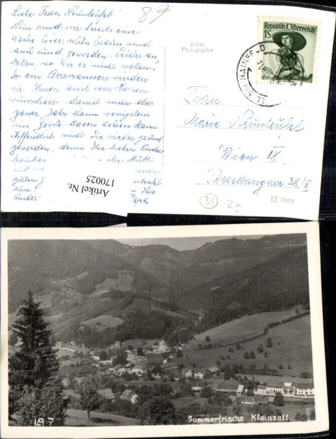 170025,Kleinzell Totale