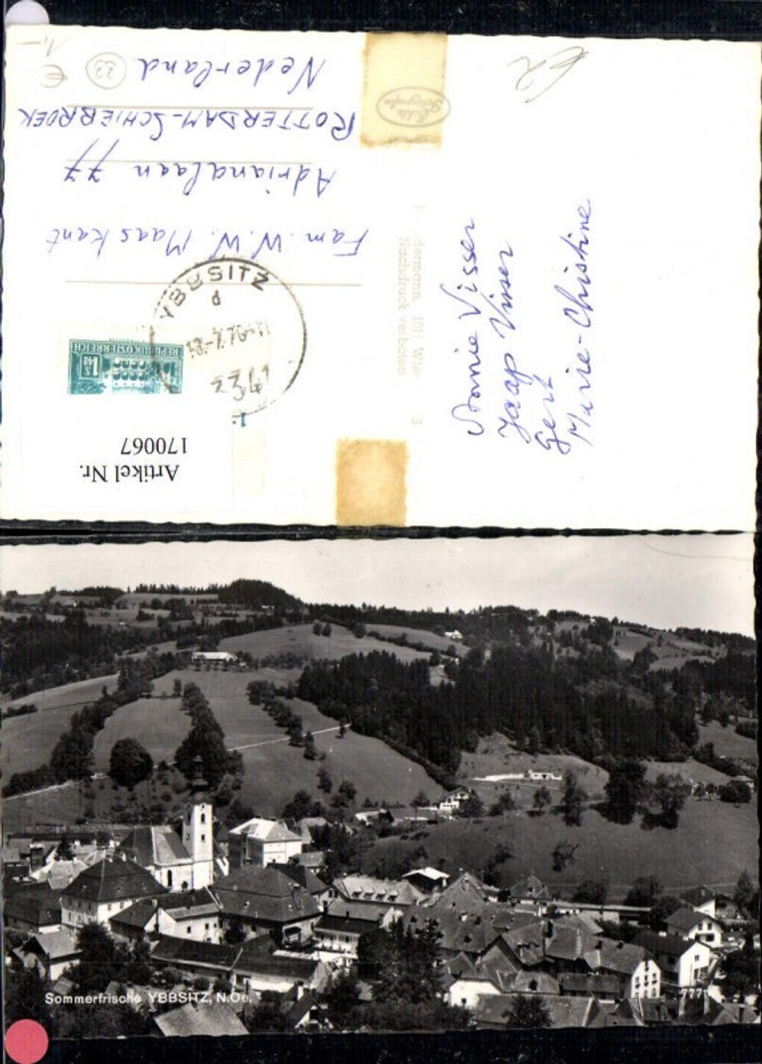 170067,Ybbsitz Ansicht 1970