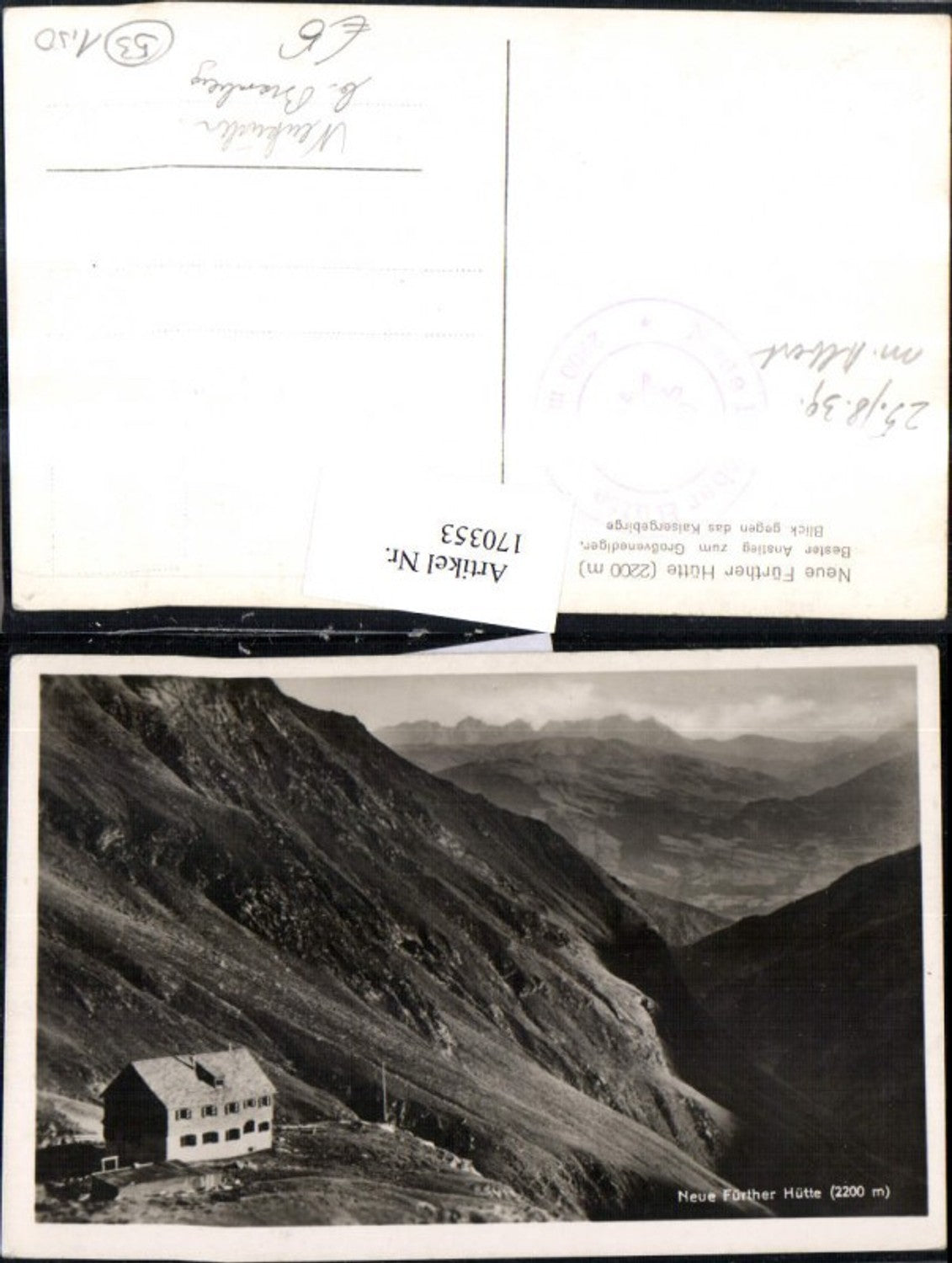 Alte Ansichtskarte – Old Postcard