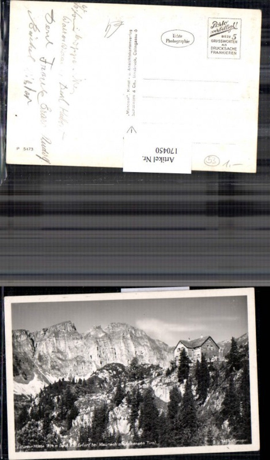 Alte Ansichtskarte – Old Postcard