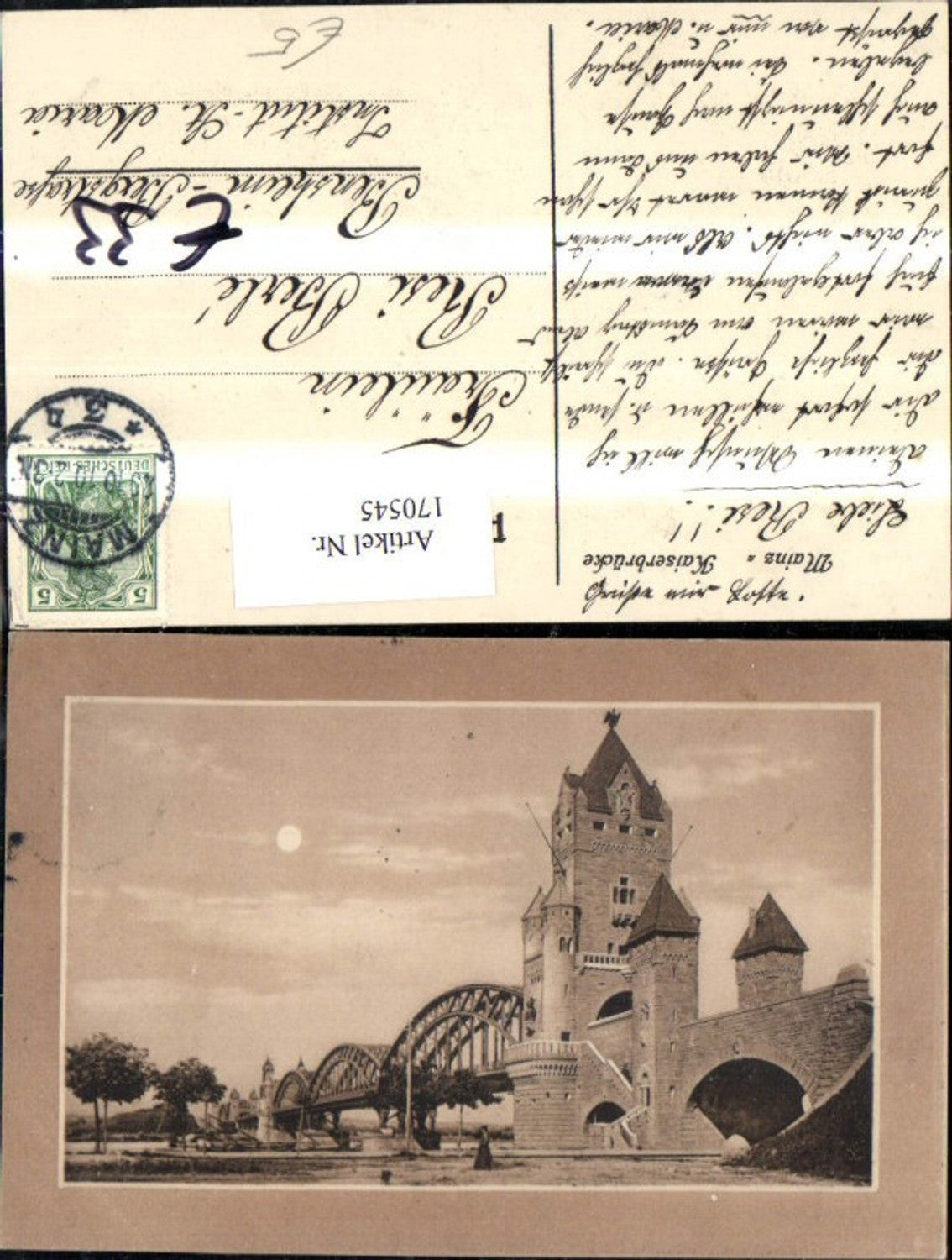 170545,Mainz Kaiserbrücke Brücke