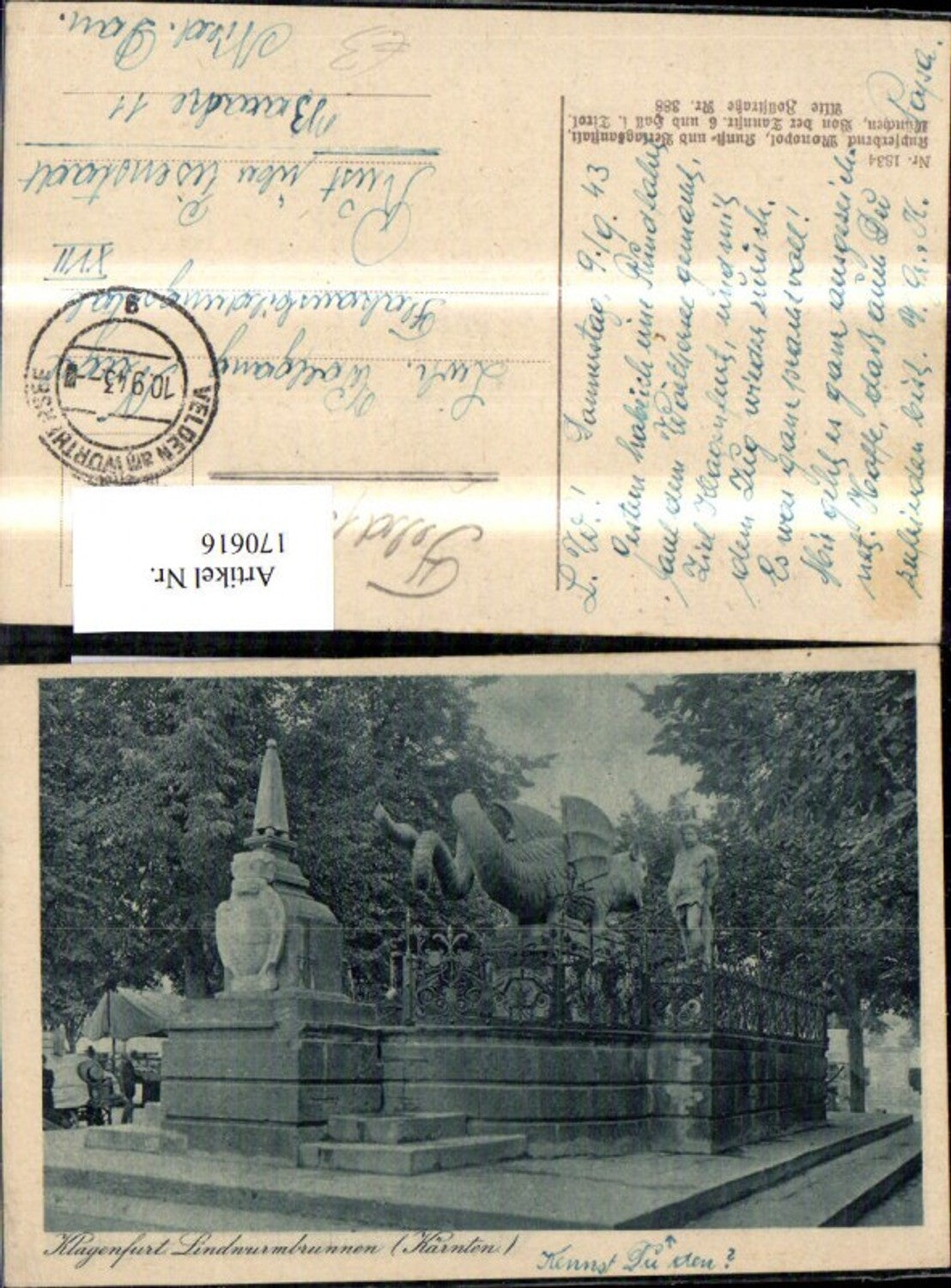 Alte Ansichtskarte – Old Postcard