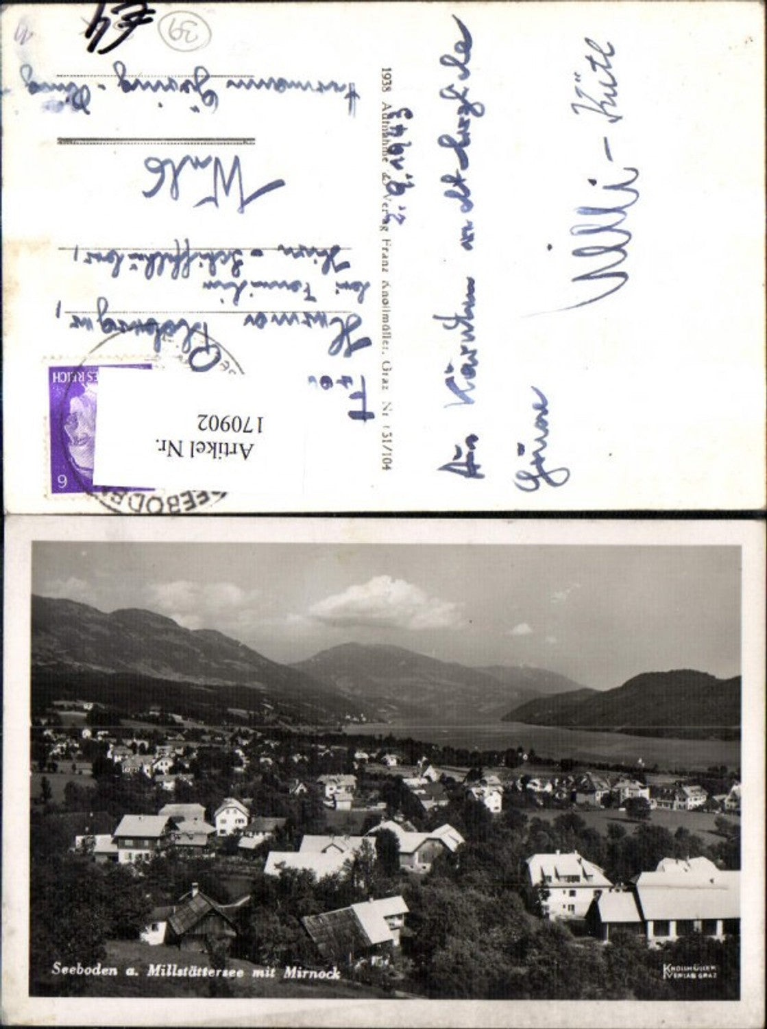 170902,Seeboden a. Millstättersee m. Mirnock total