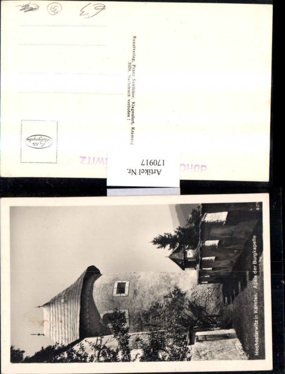 170917,Hochosterwitz Apsis der Burgkapelle