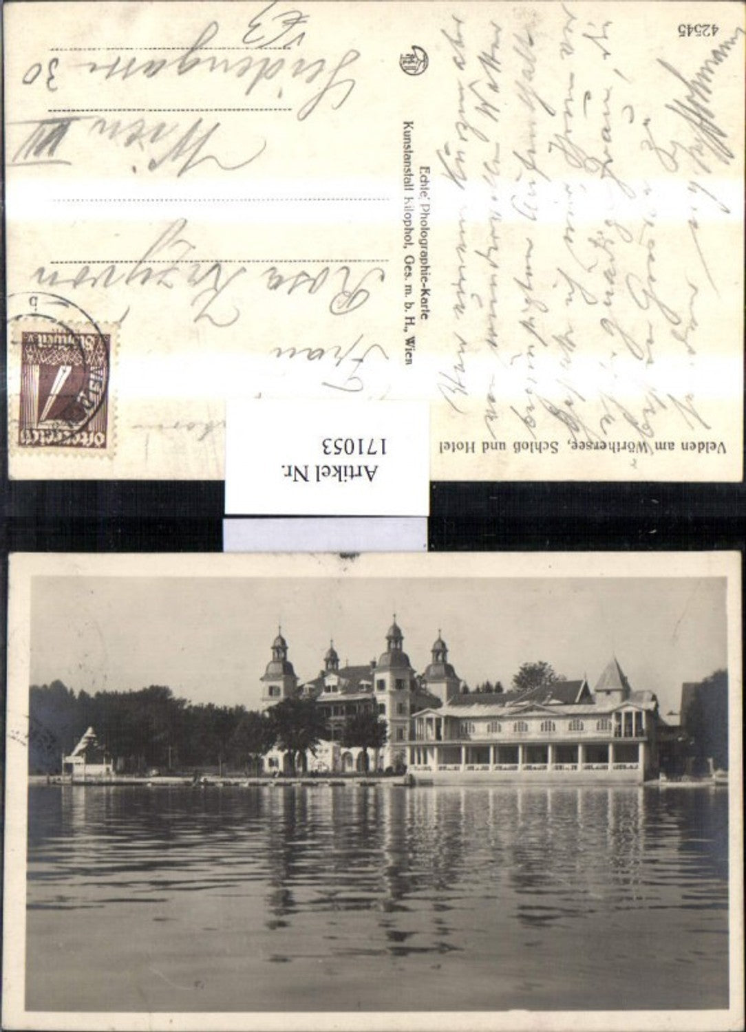 171053,Velden am Wörthersee Schloss und Hotel pub Kilophot 42545