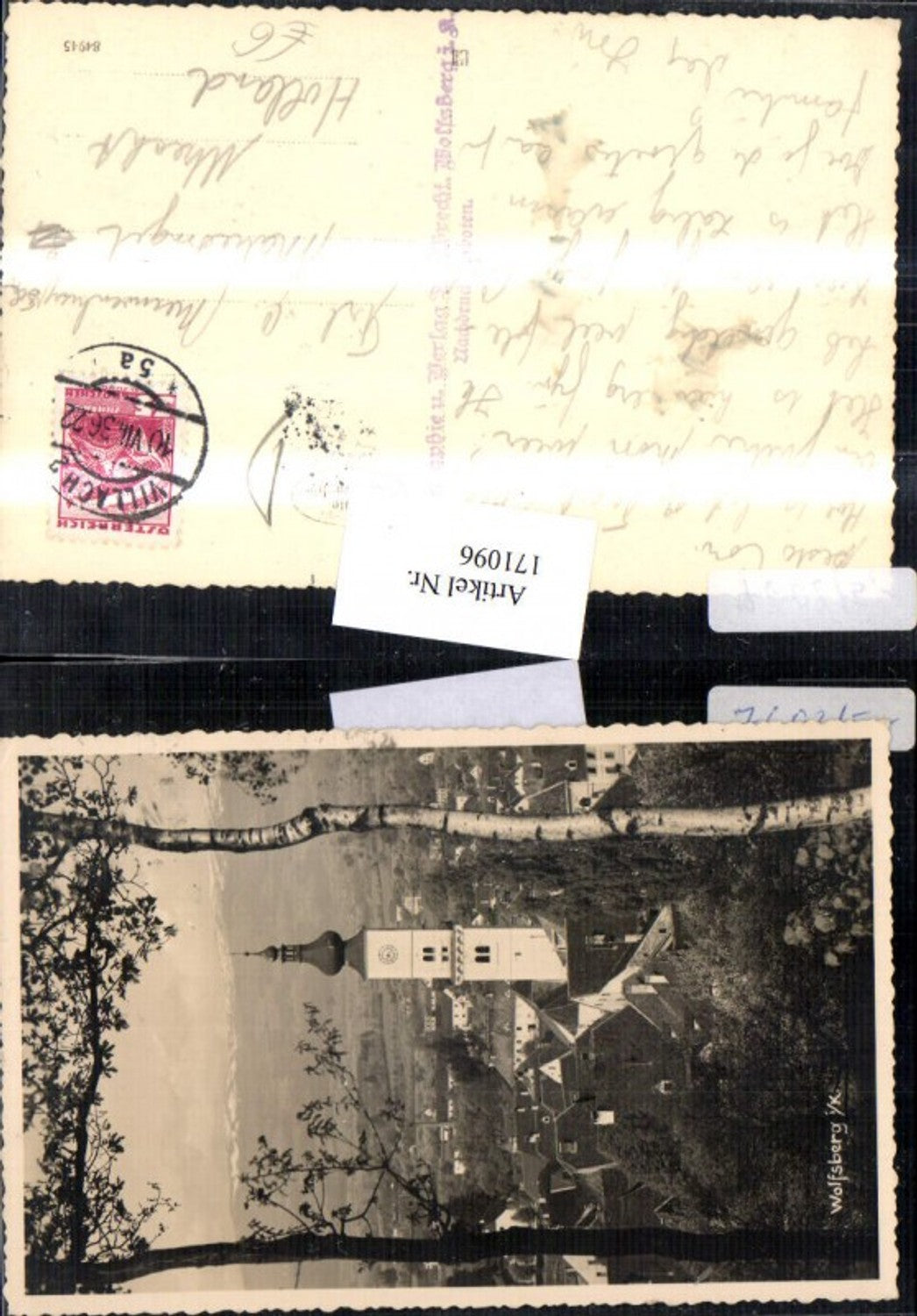 171096,Wolfsberg Ortsansicht Kirche