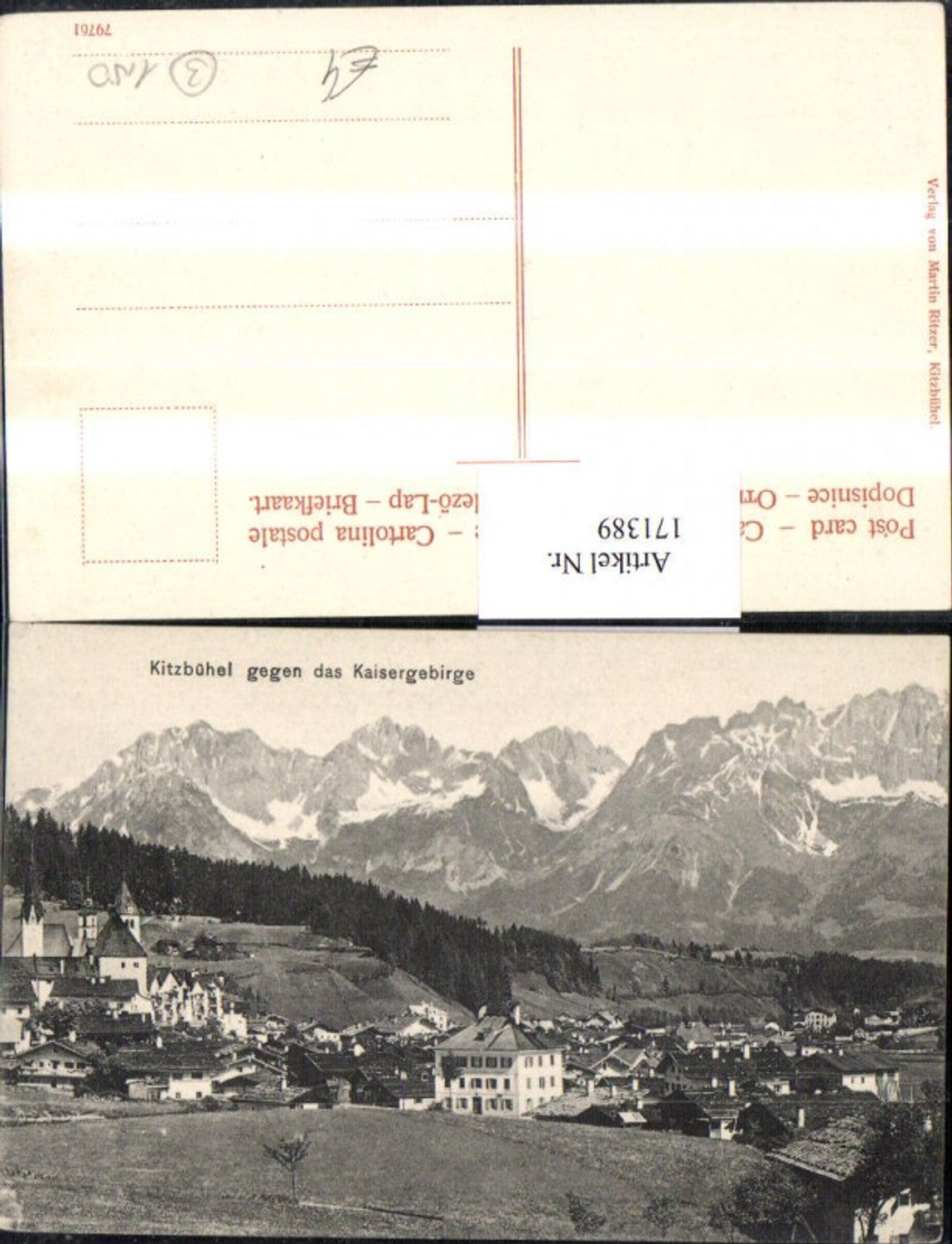 Alte Ansichtskarte – Old Postcard