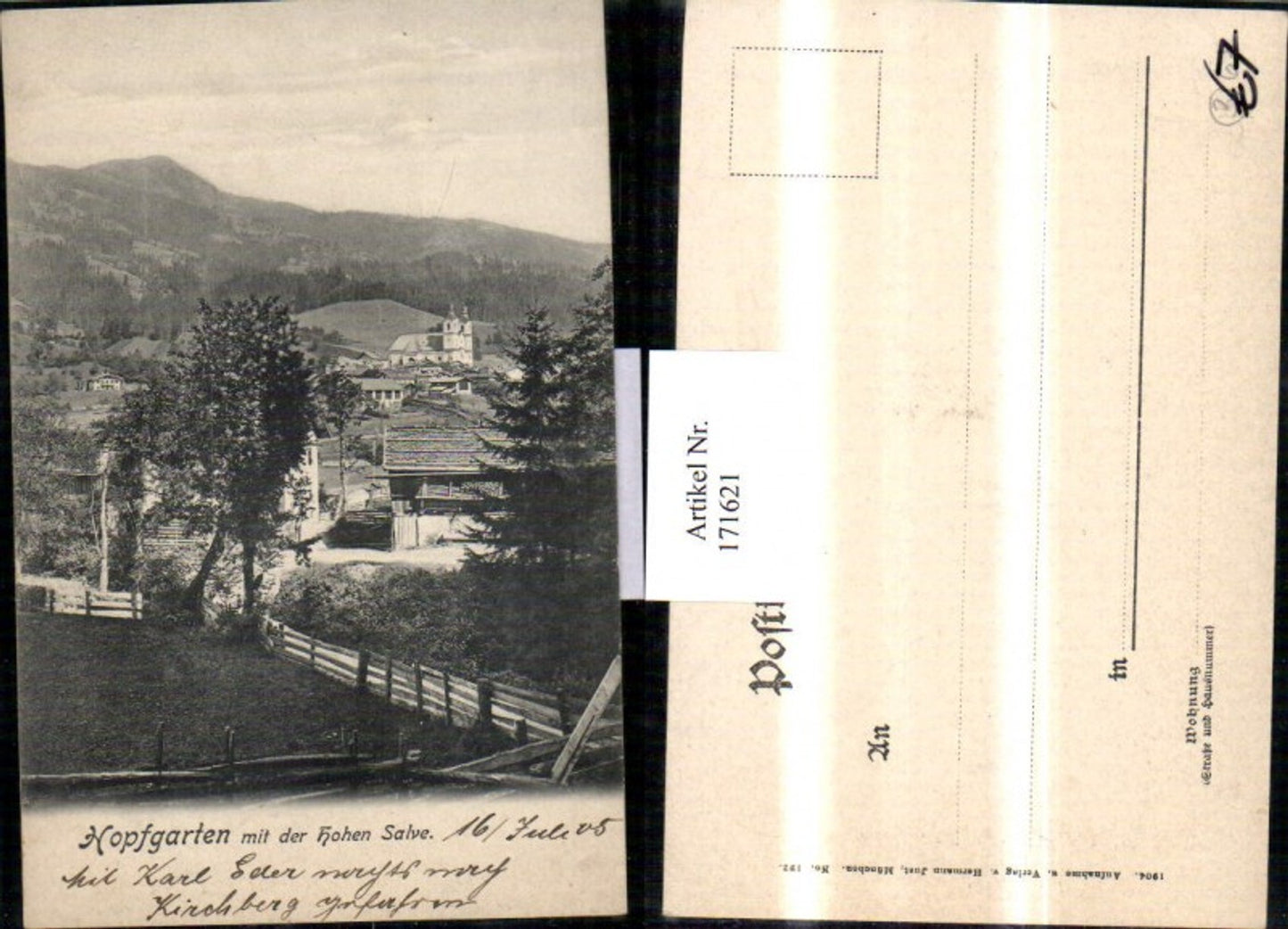 Alte Ansichtskarte – Old Postcard