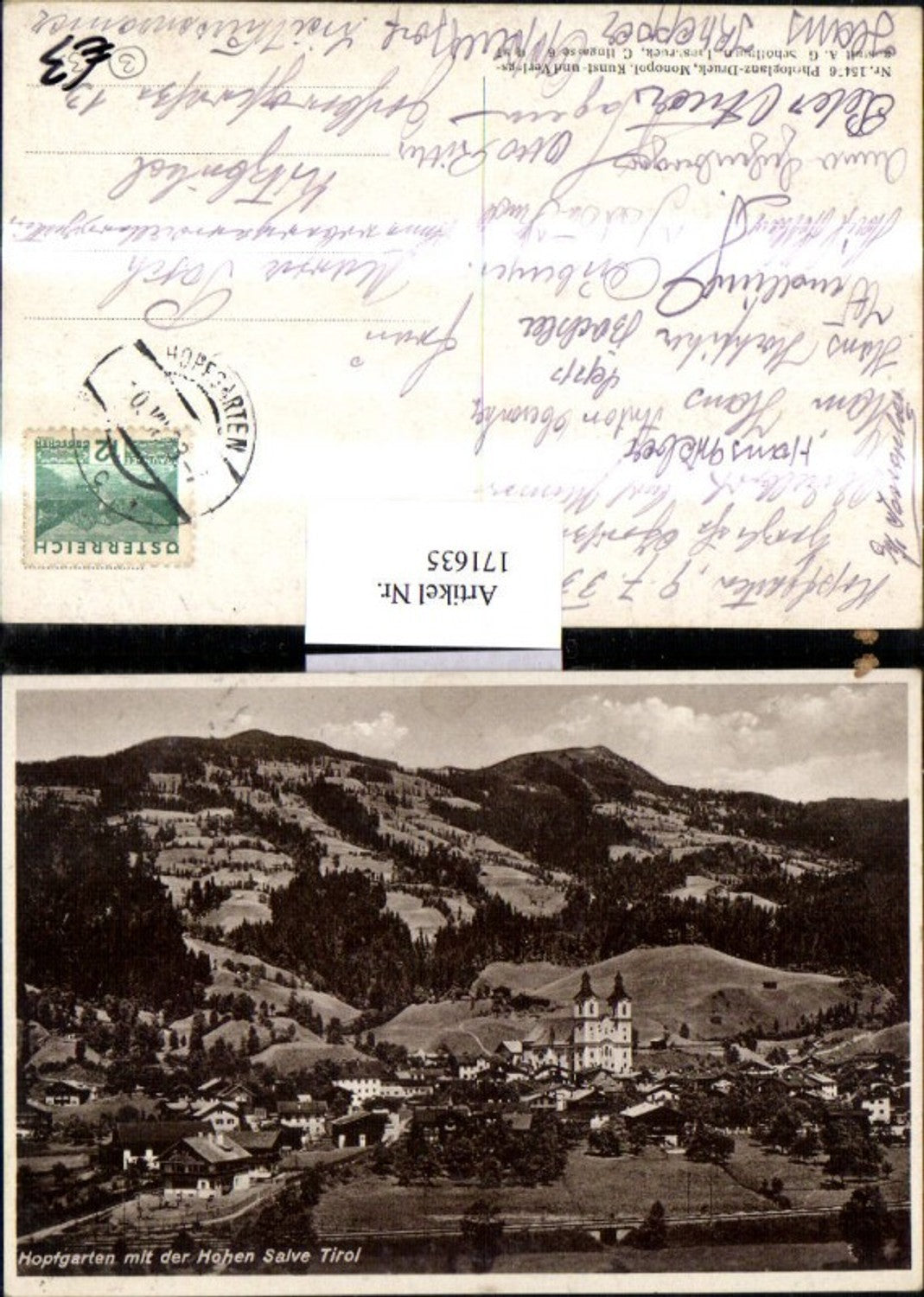 Alte Ansichtskarte – Old Postcard