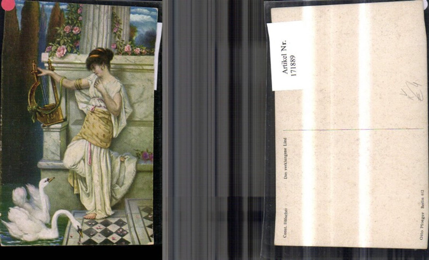 171889,Künstler Ak Das verklungene Lied sign Const. Hölscher pub Otto Ploeger