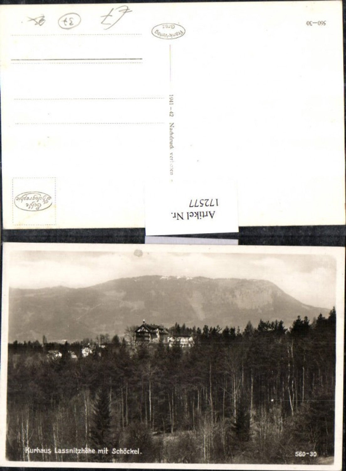 Alte Ansichtskarte – Old Postcard
