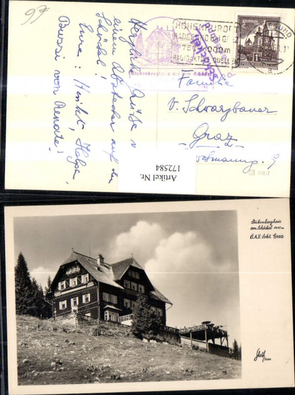 Alte Ansichtskarte – Old Postcard