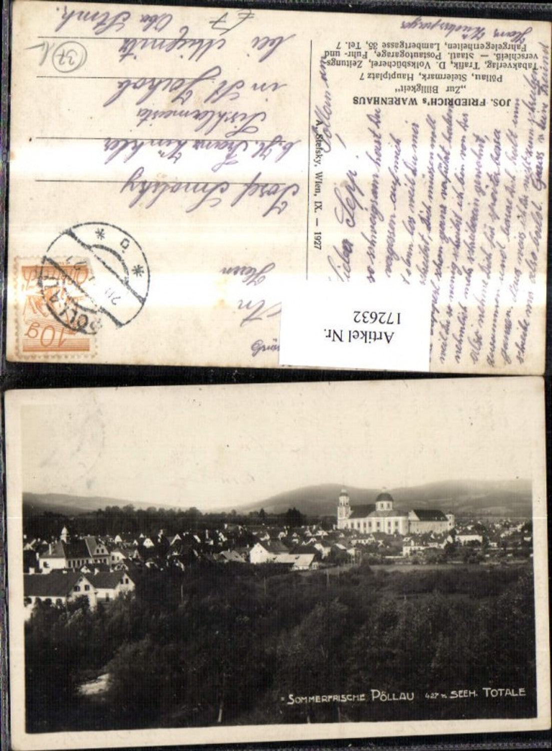 Alte Ansichtskarte – Old Postcard