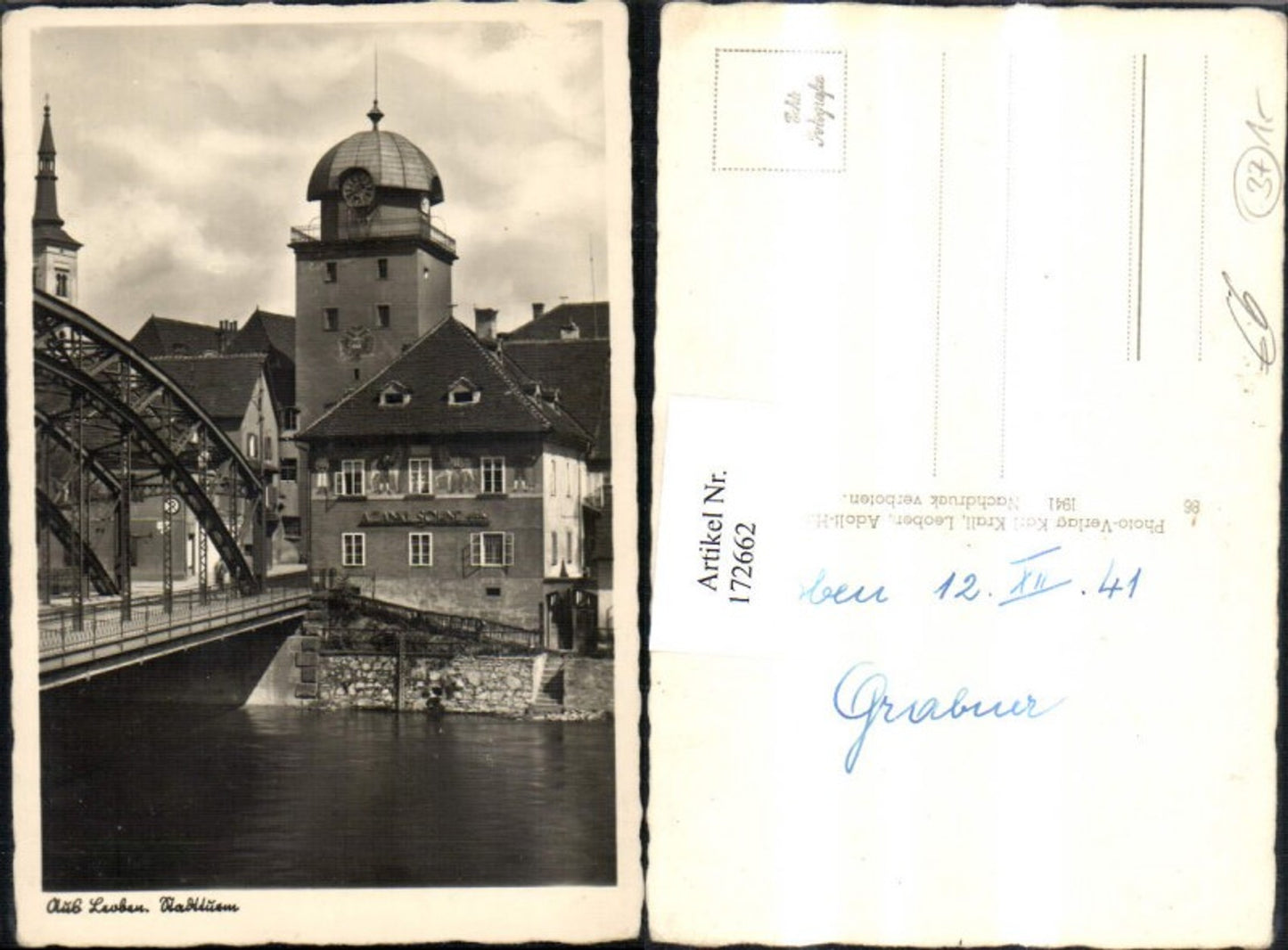 Alte Ansichtskarte – Old Postcard