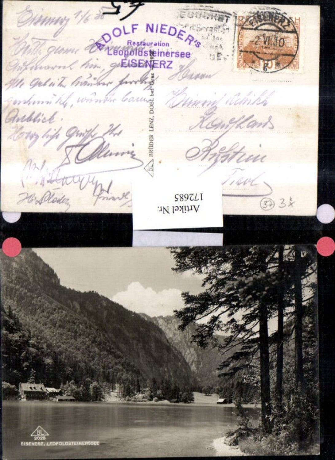 Alte Ansichtskarte – Old Postcard