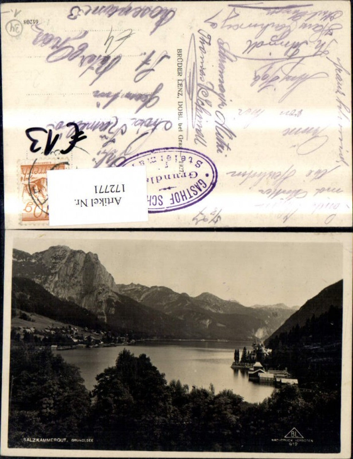 Alte Ansichtskarte – Old Postcard