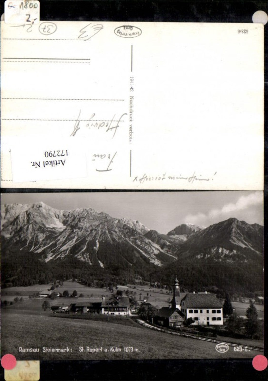 Alte Ansichtskarte – Old Postcard