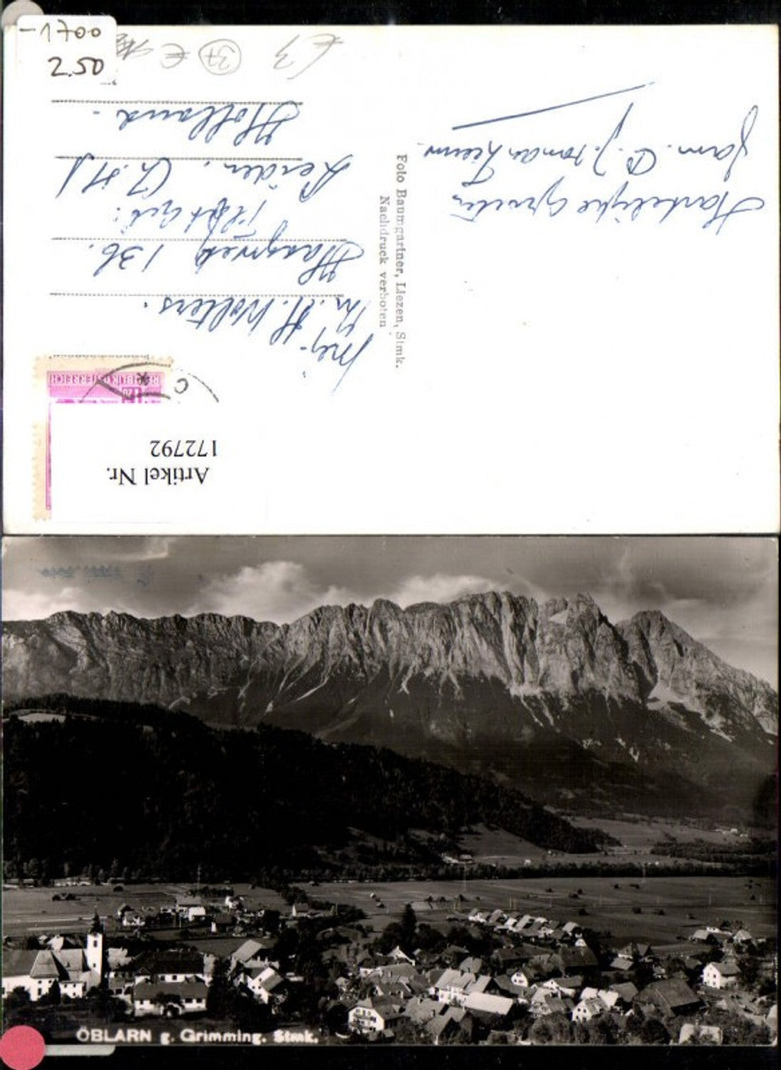 Alte Ansichtskarte – Old Postcard