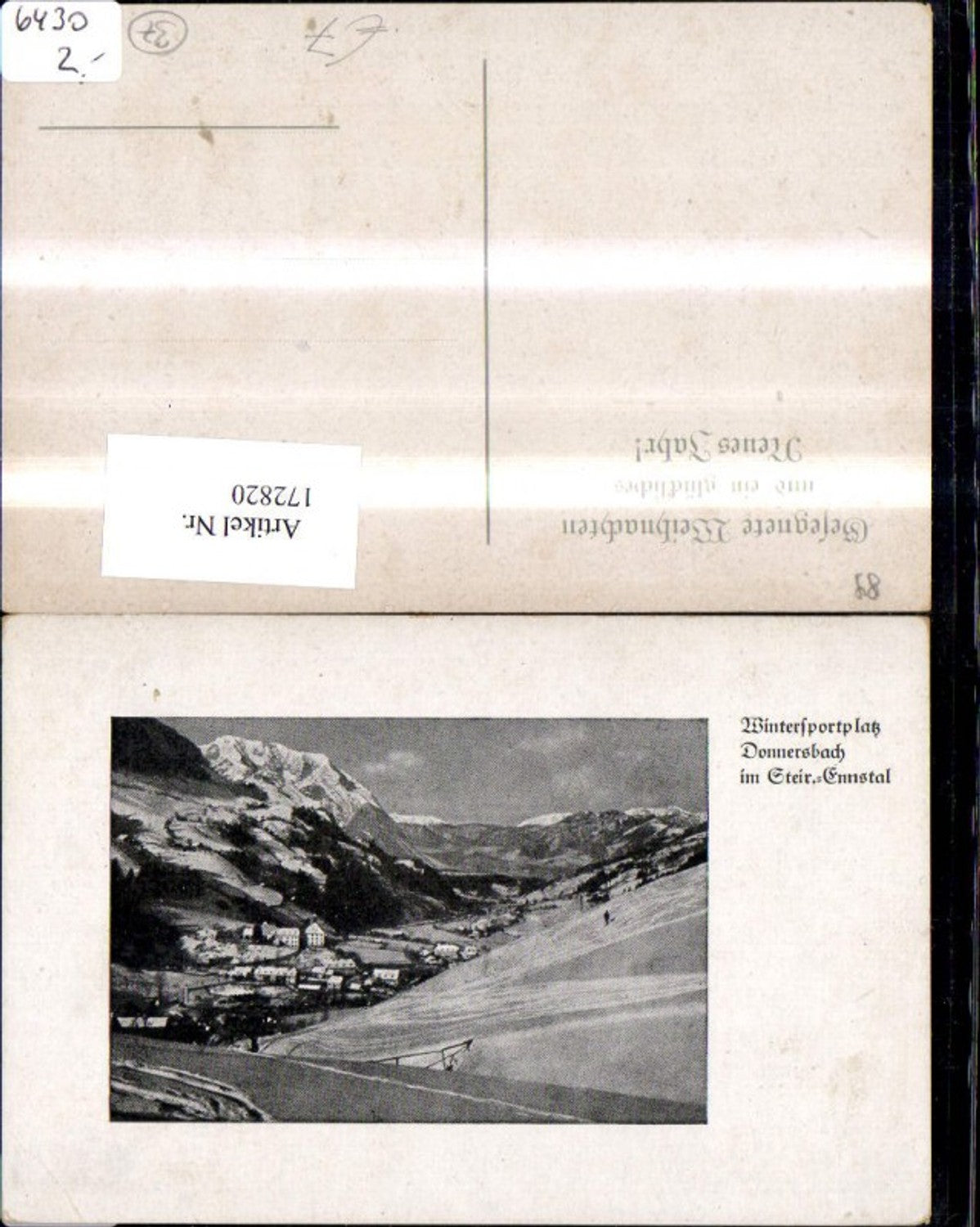 Alte Ansichtskarte – Old Postcard