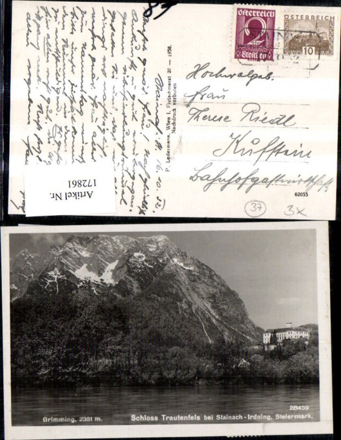 Alte Ansichtskarte – Old Postcard