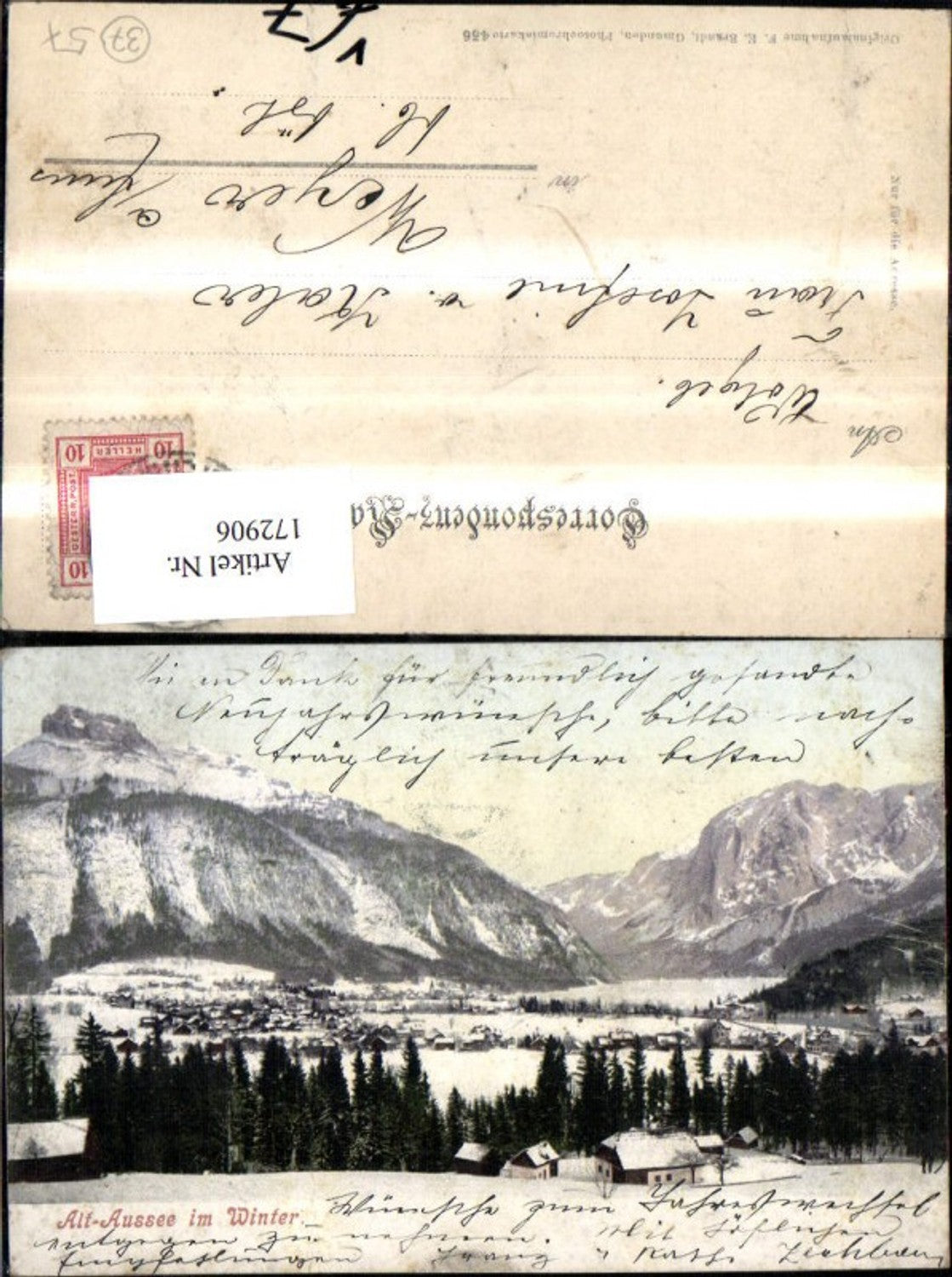 Alte Ansichtskarte – Old Postcard