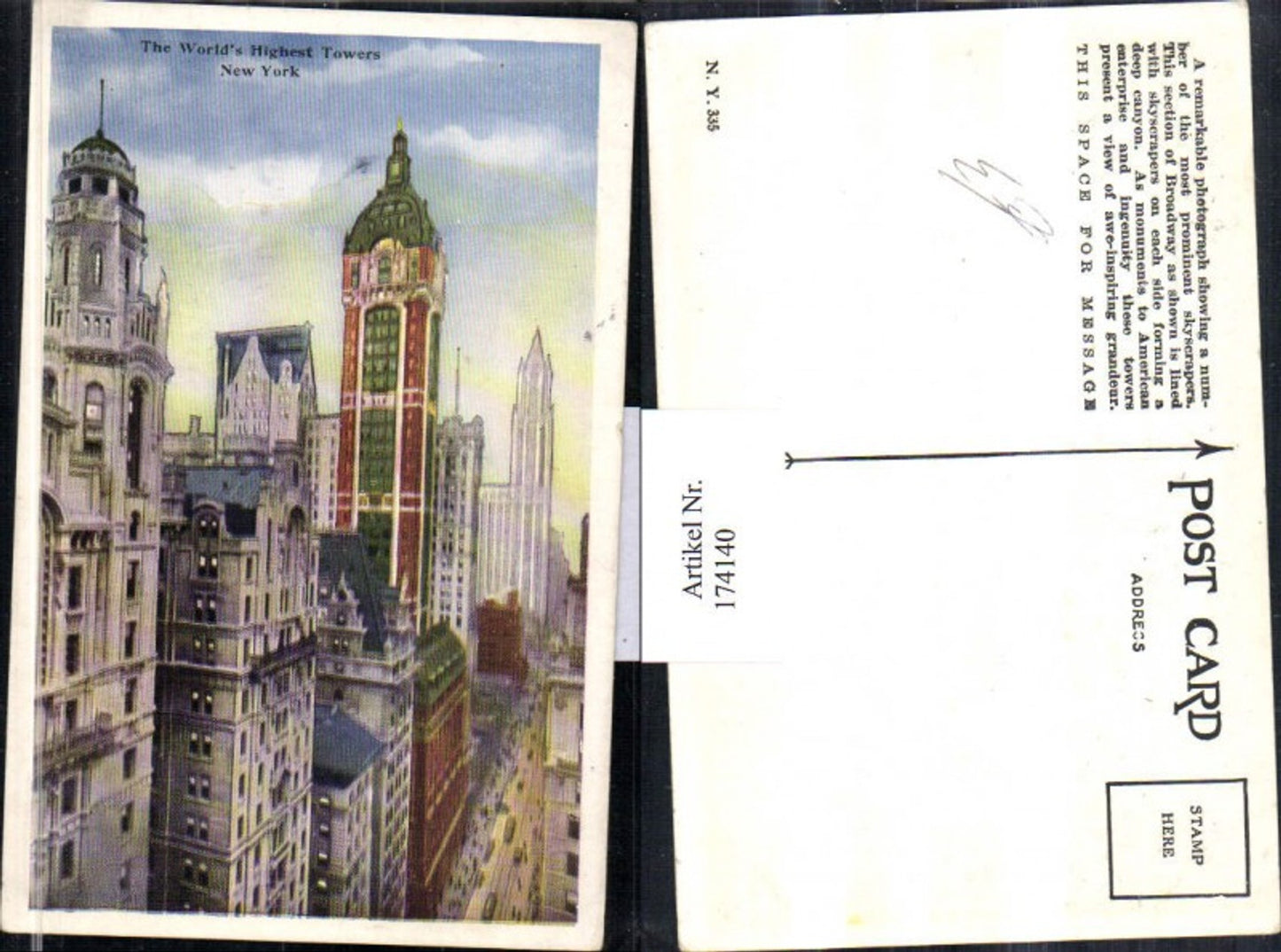 Alte Ansichtskarte – Old Postcard