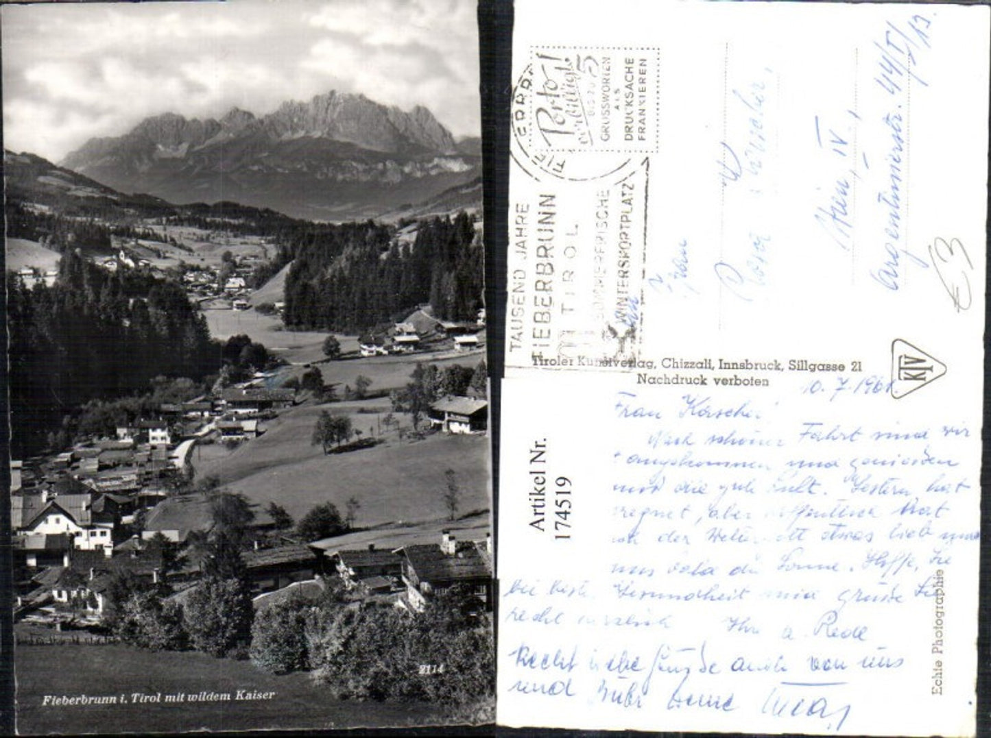 Alte Ansichtskarte – Old Postcard