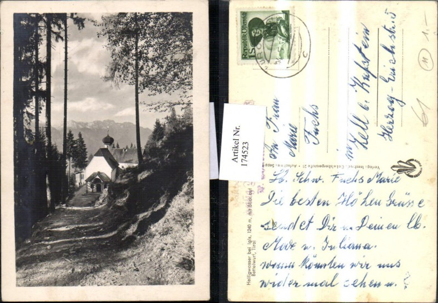 Alte Ansichtskarte – Old Postcard