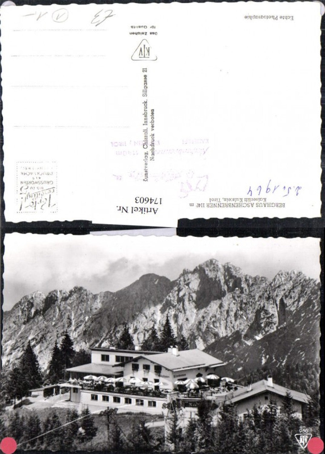 Alte Ansichtskarte – Old Postcard