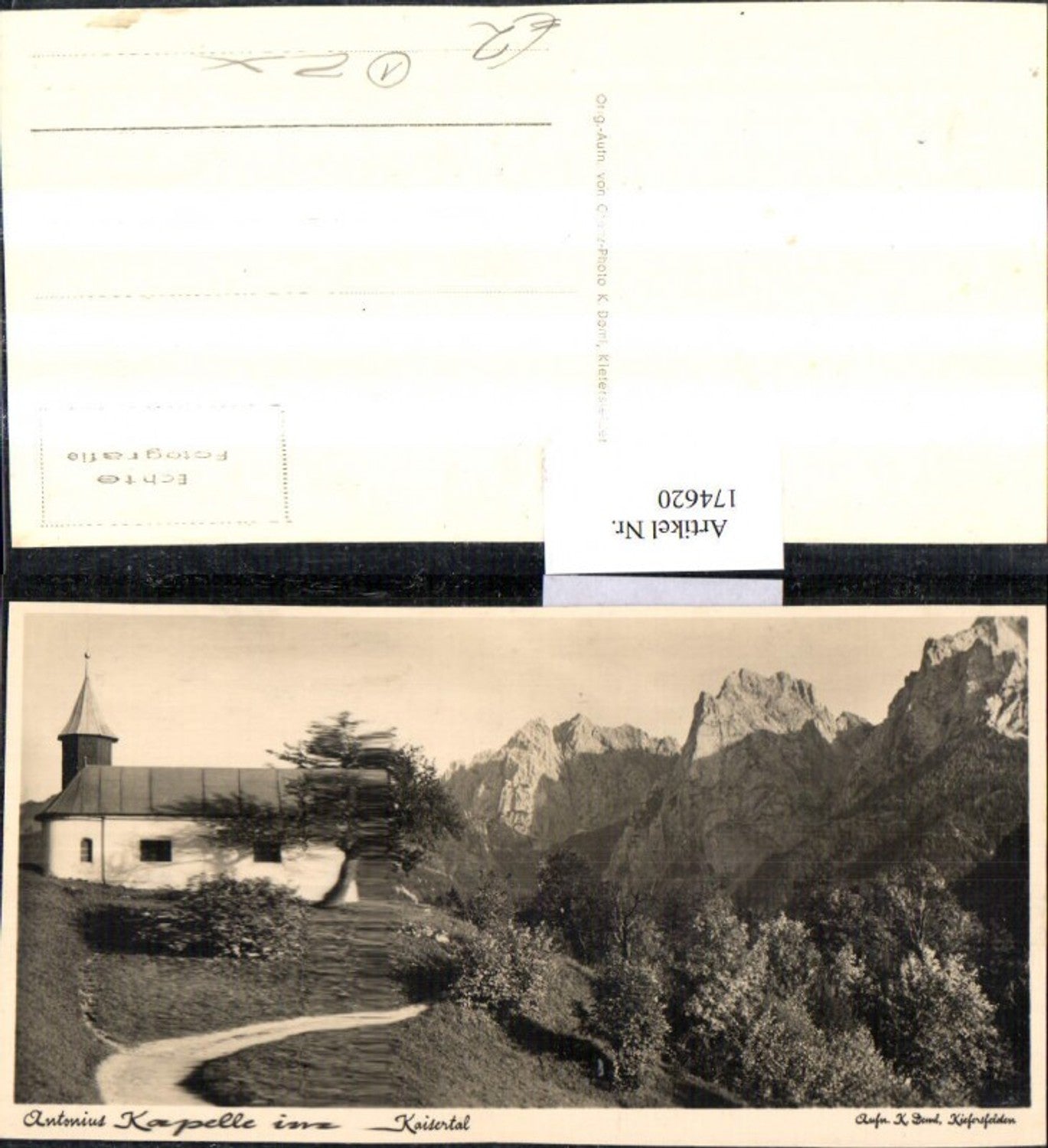 Alte Ansichtskarte – Old Postcard