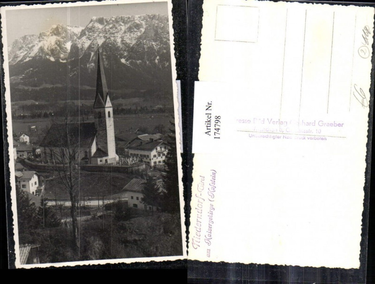 Alte Ansichtskarte – Old Postcard