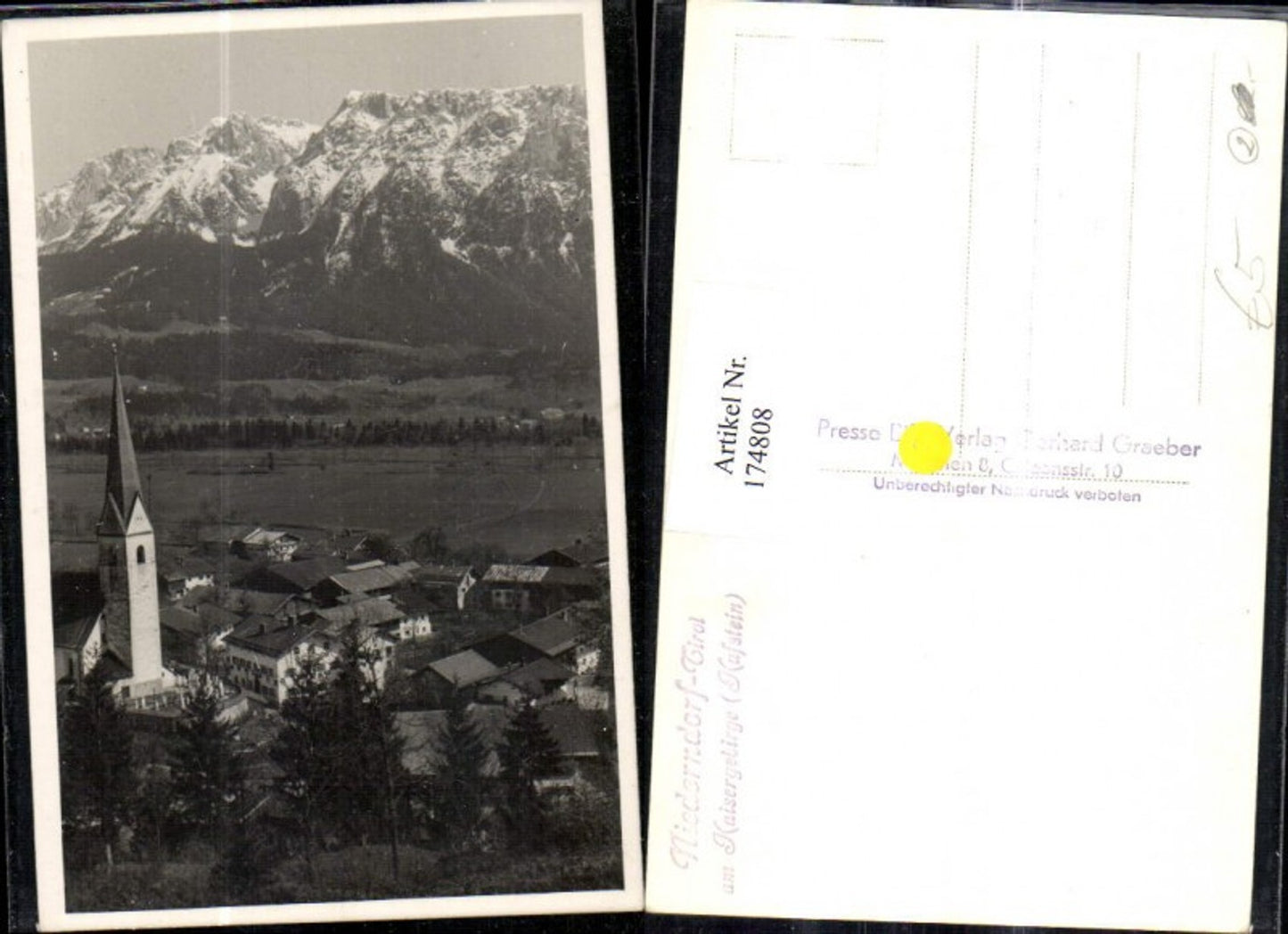 Alte Ansichtskarte – Old Postcard